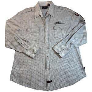 Fender Custom Shop by Rock & Roll Religion Button Down Shirt Men's XL